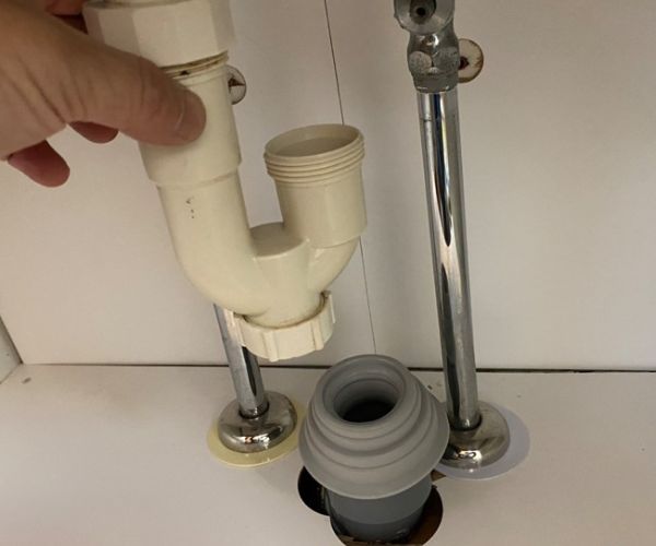 排水トラップ交換